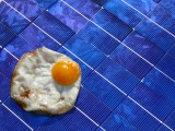 "Was, die Solarzellen werden so heiß, dass man ... ?? (Originalton einer Ausstellungsbesucherin)